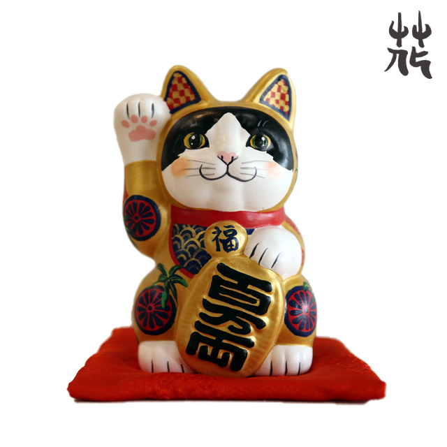 河边花衣 招財貓 L