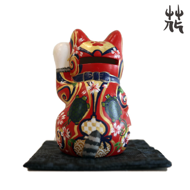 河边花衣 招財貓 S