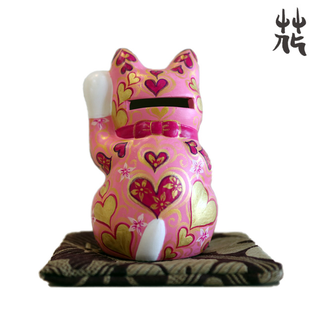 河边花衣 招財貓 S