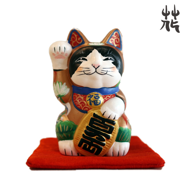 河边花衣 招財貓 S