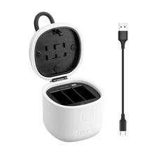 TELESIN GoPro Hero5 6 7 三充＋讀卡 電池記憶卡收納盒【2026新年快樂】2/1～2/28 限定