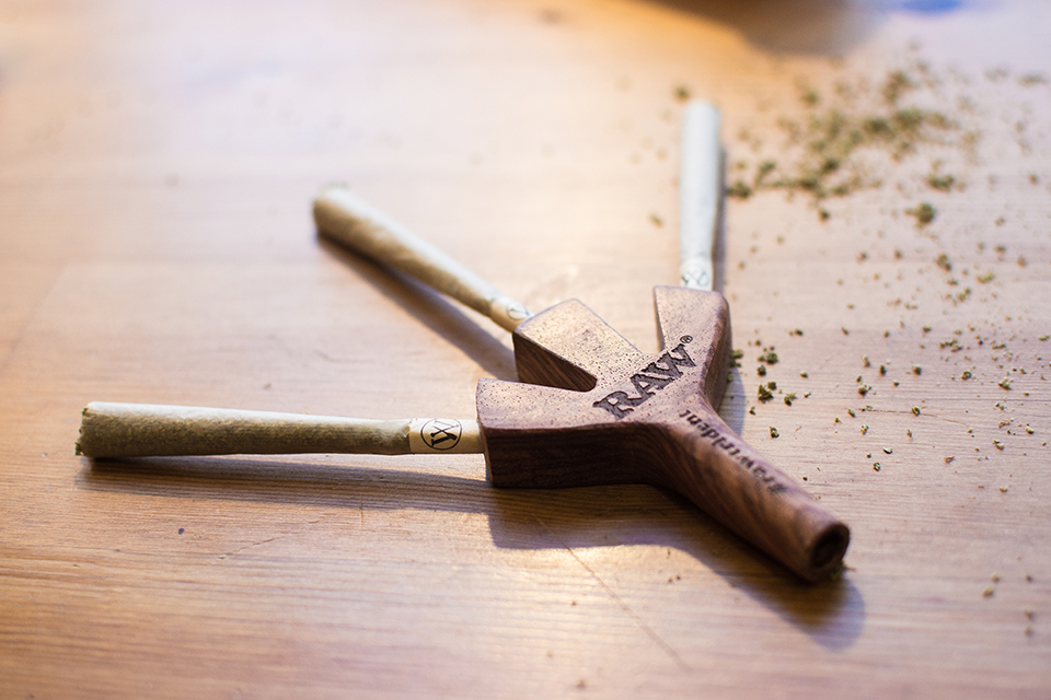 RAW Trident 三管 木製菸嘴