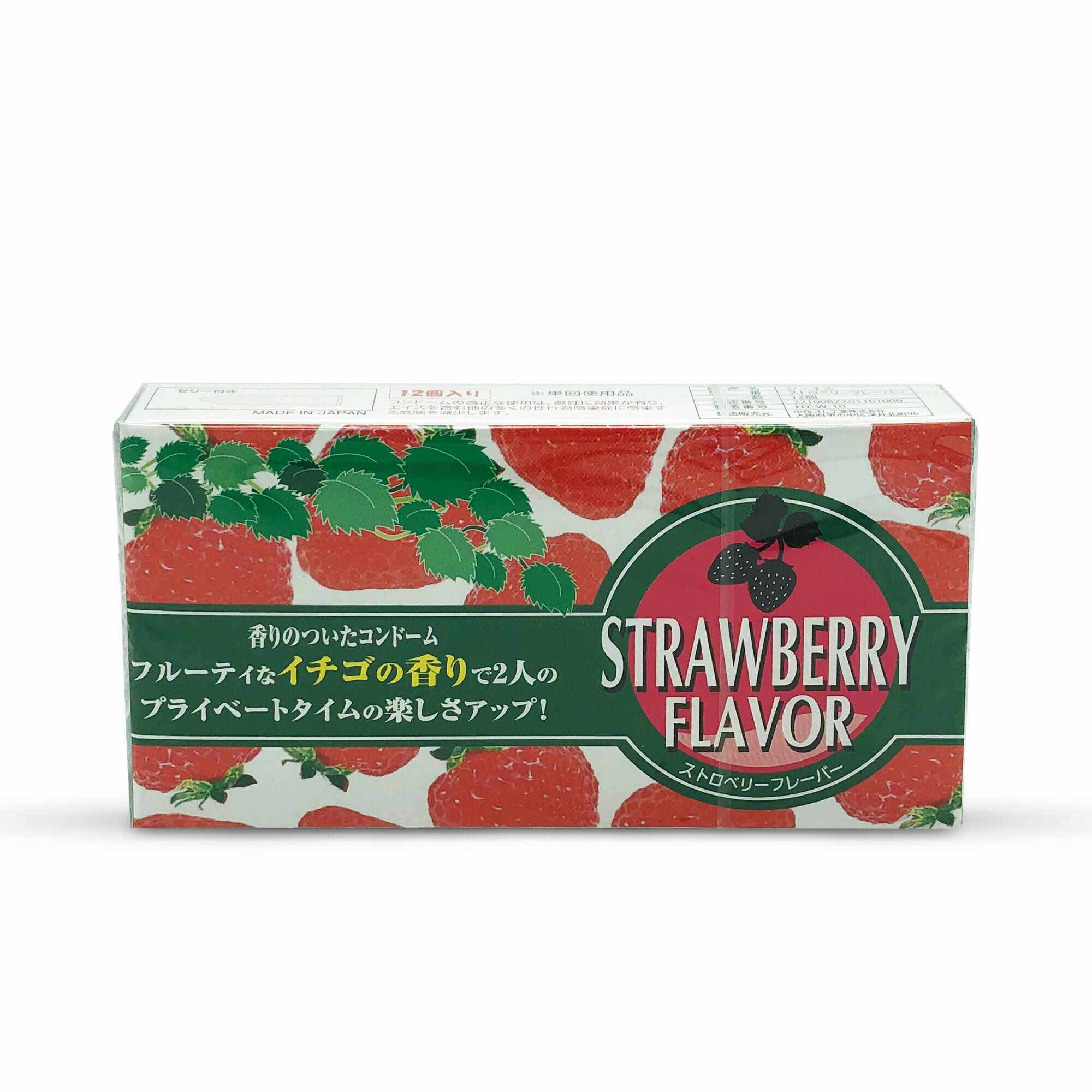 中西 士多啤梨味 12 片裝 乳膠安全套