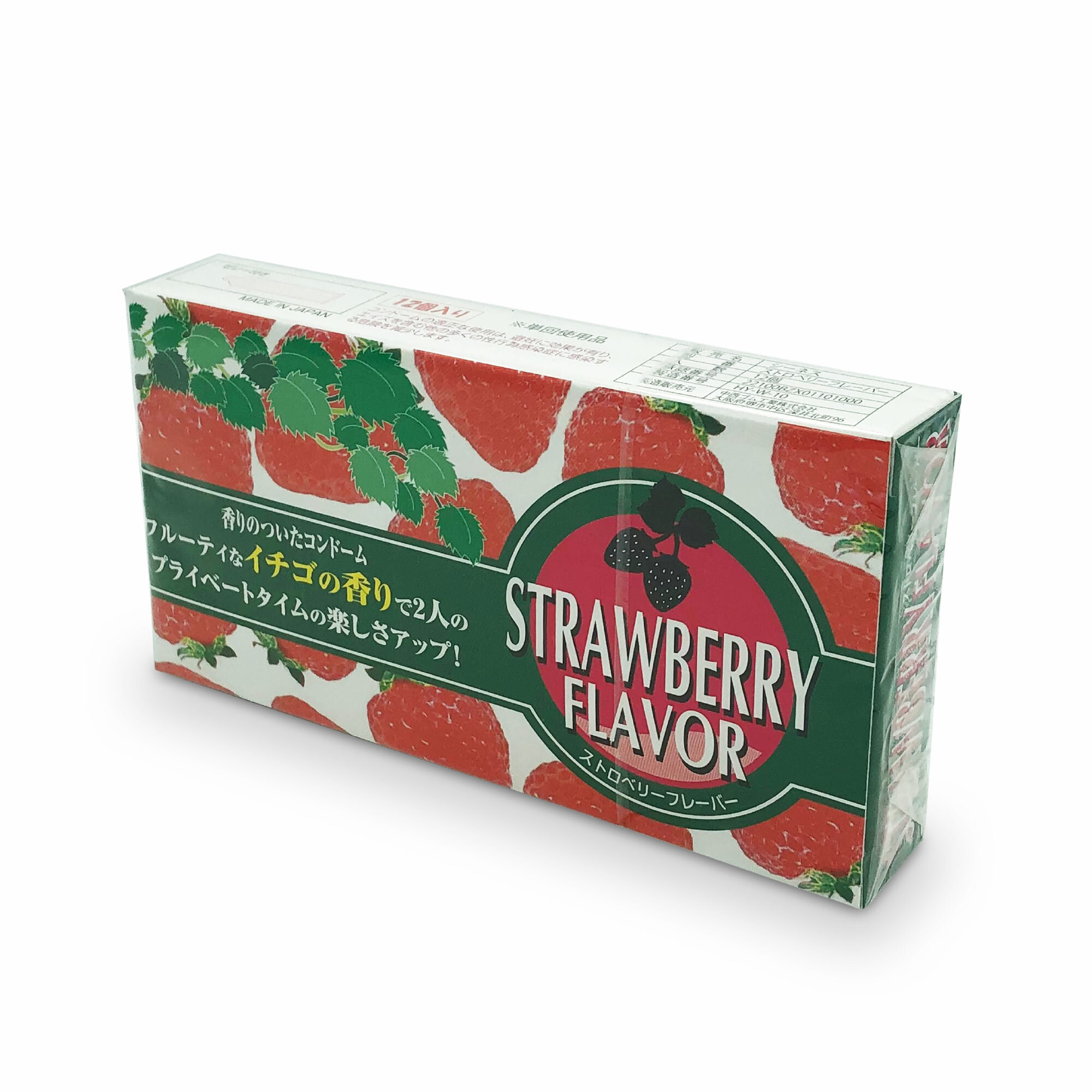 中西 士多啤梨味 12 片裝 乳膠安全套