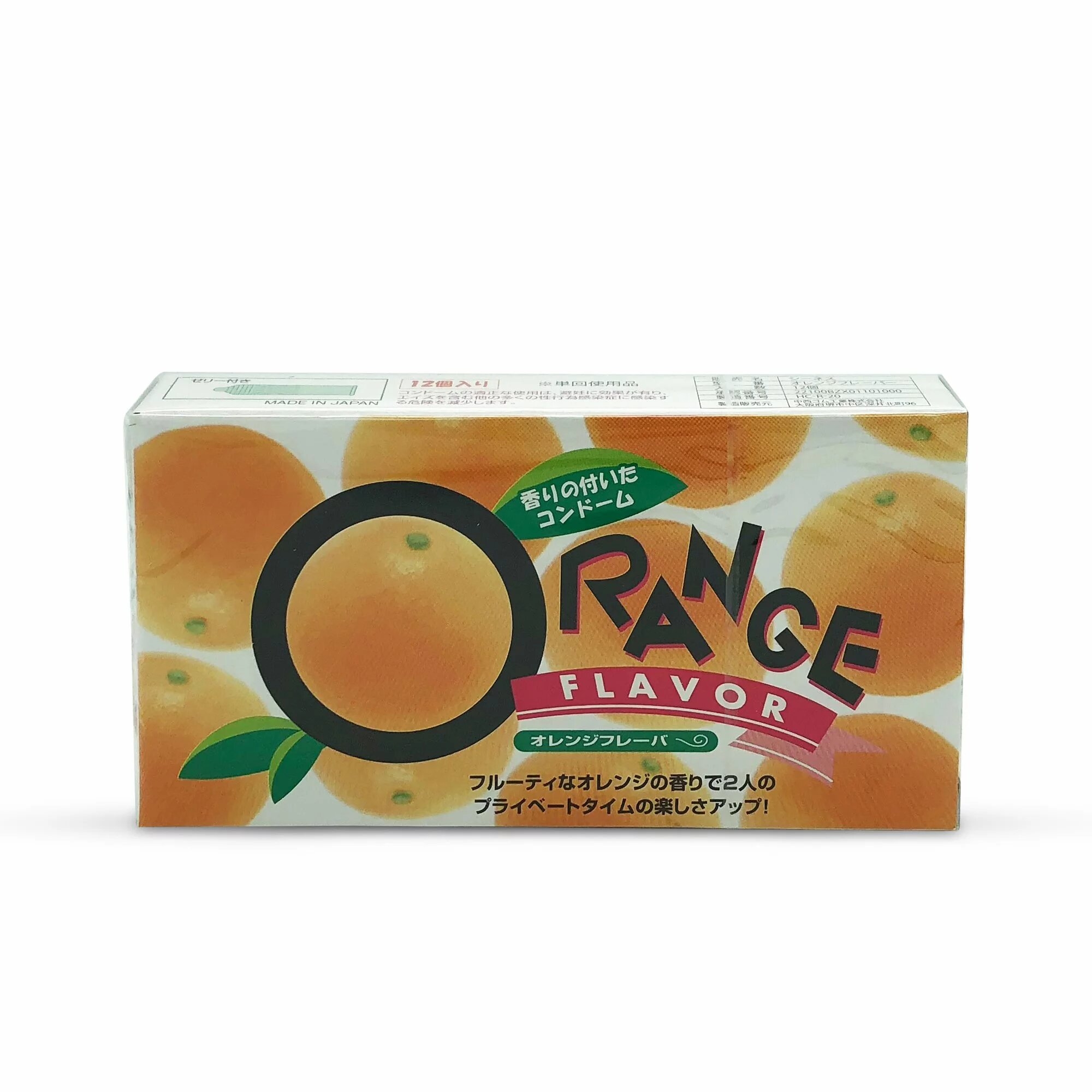 中西 橙味 12 片裝 乳膠安全套