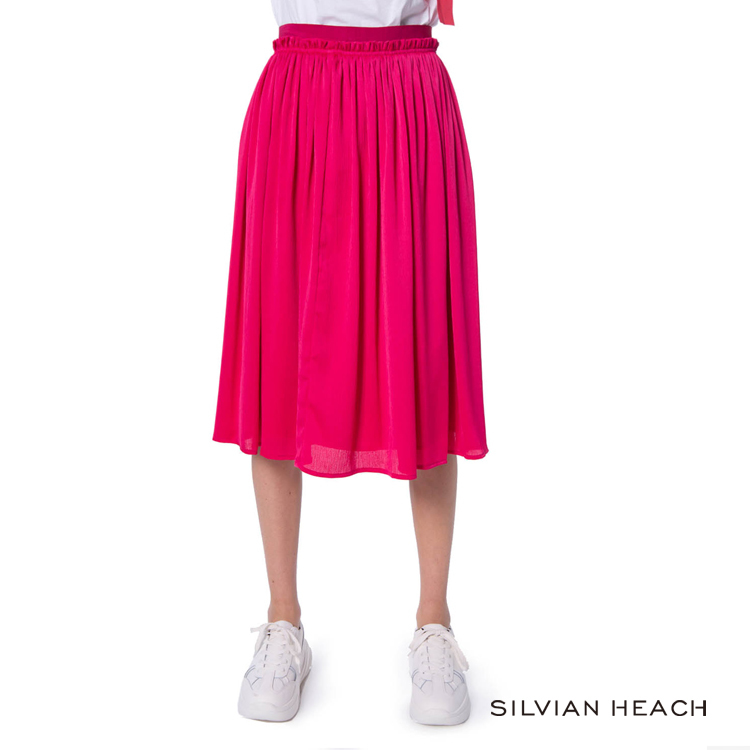 【silvian-heach】素色雪紡長裙