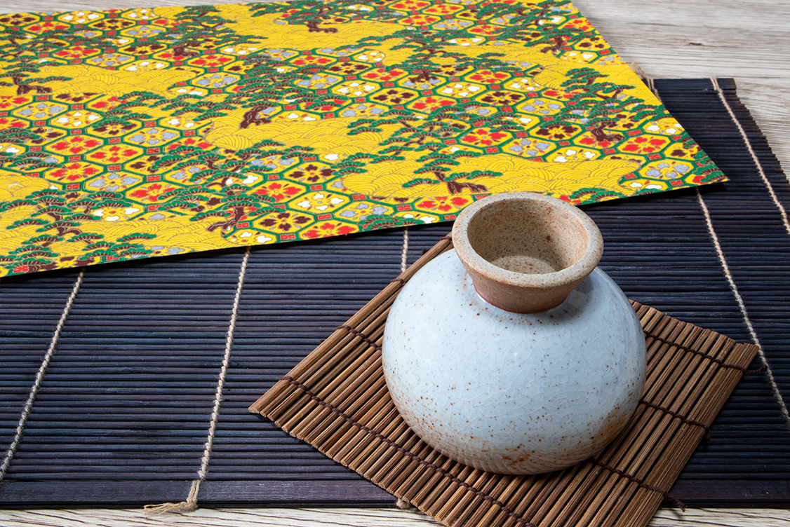 志野燒-高腳茶杯