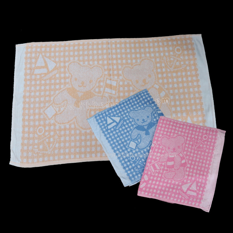 3條裝 熊仔枕巾 4430302