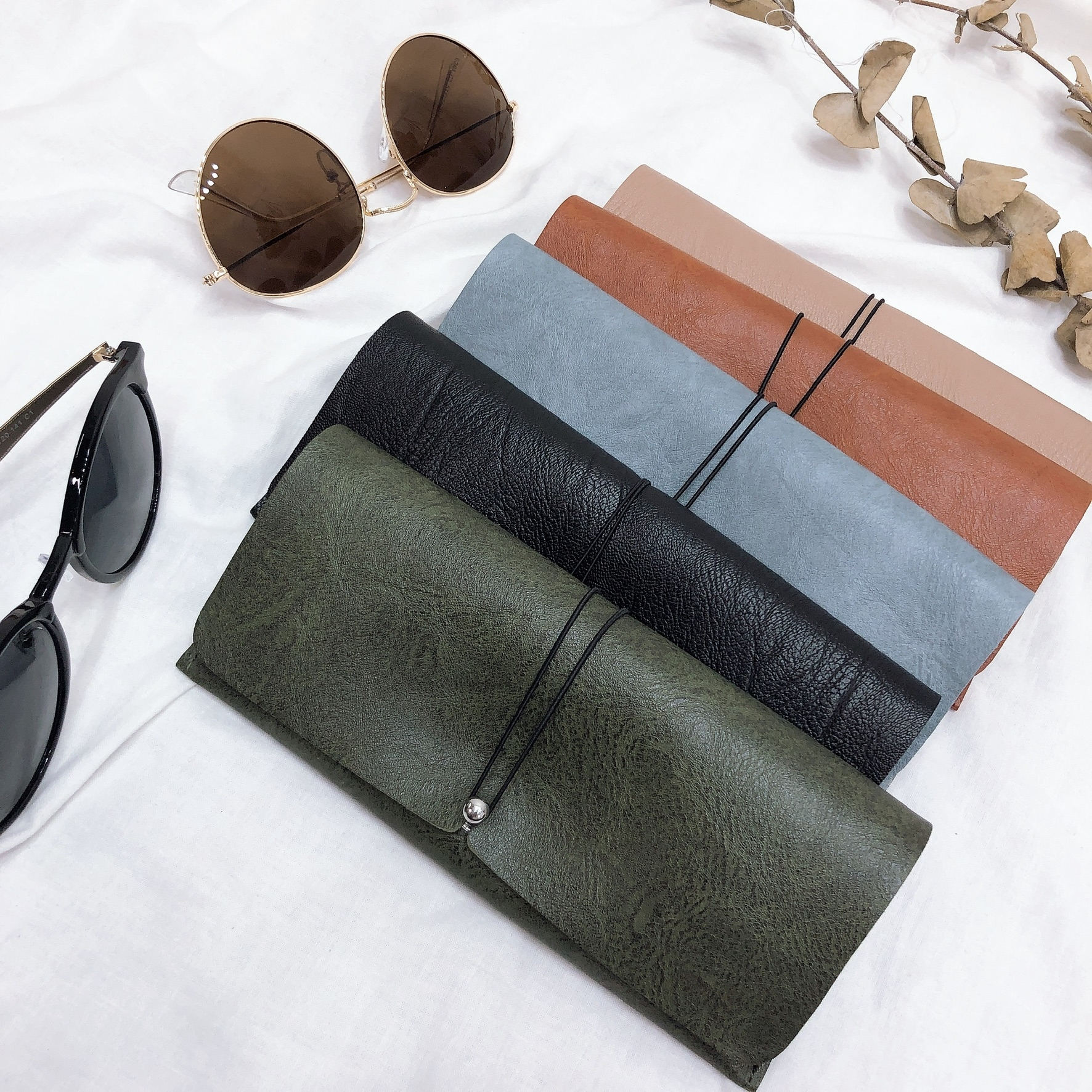 眼鏡收納皮套/五色現貨