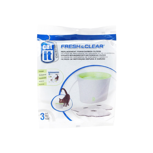 售完不補 HAGEN 55601 鮮淨飲水器專用濾棉 3入