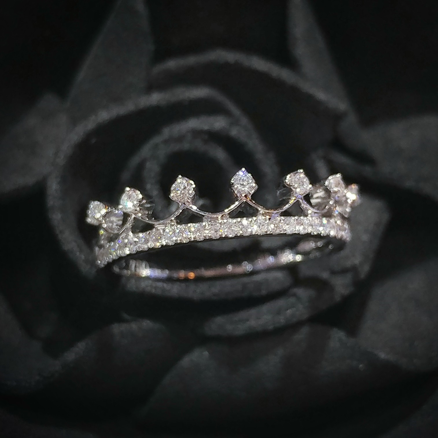 18K White Gold 0.15ct Diamond Ring