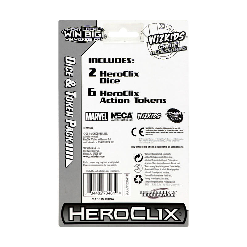 反轉英雄 復仇者黑豹光明會 系列骰子與指示物組 WIZKIDS HEROCLIX