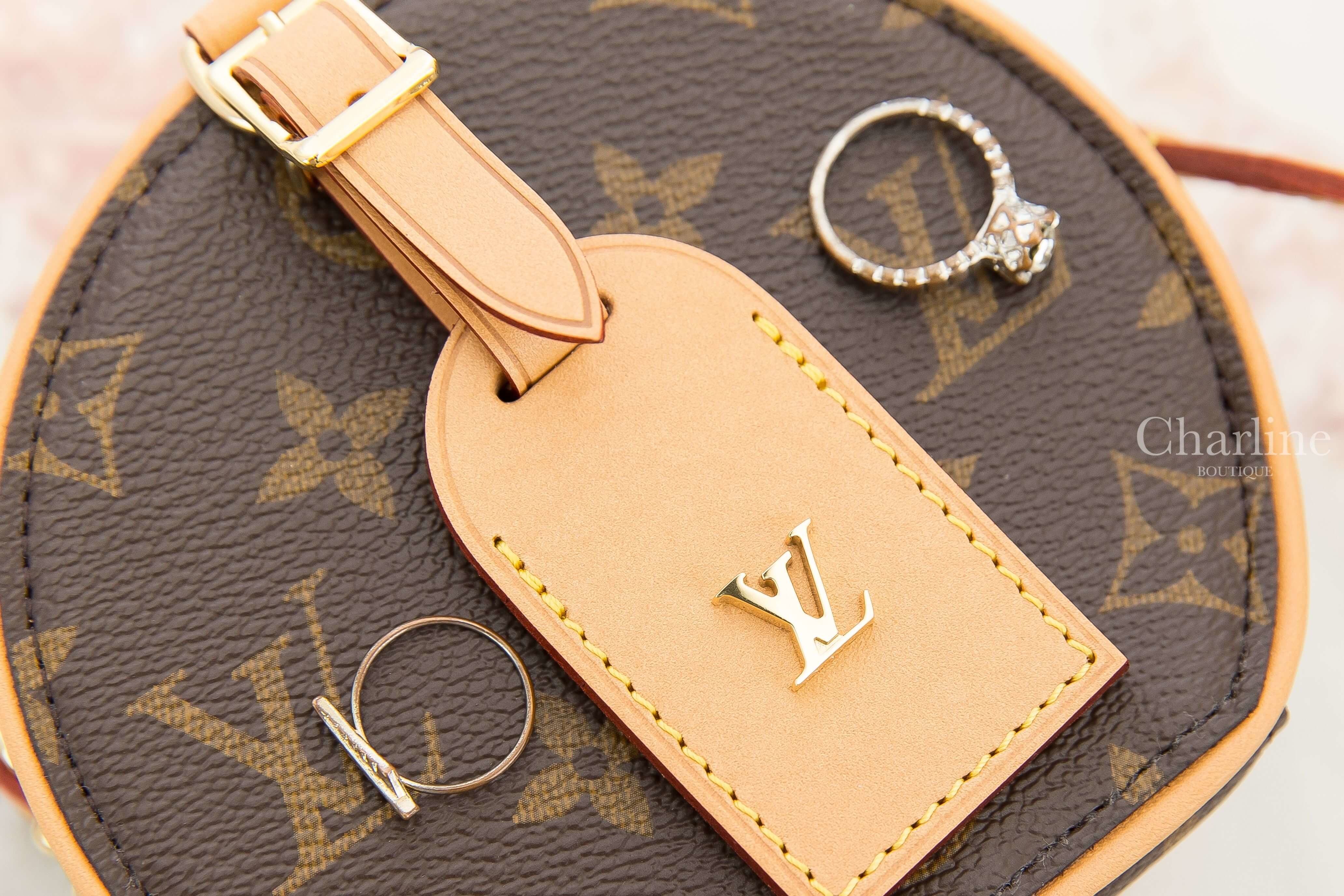 Louis Vuitton Mini Boite Chapeau 咖啡色迷你圓型手提肩背包