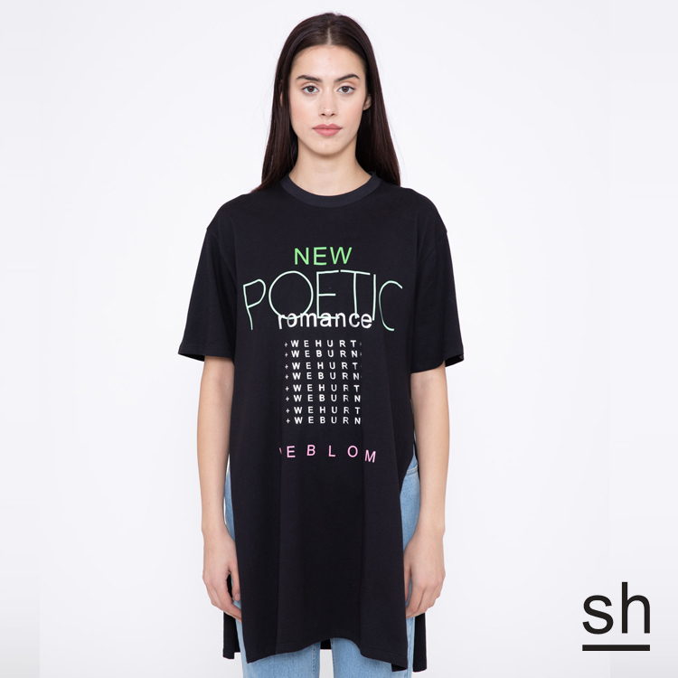 【SH】潮流英文字母圓領上衣