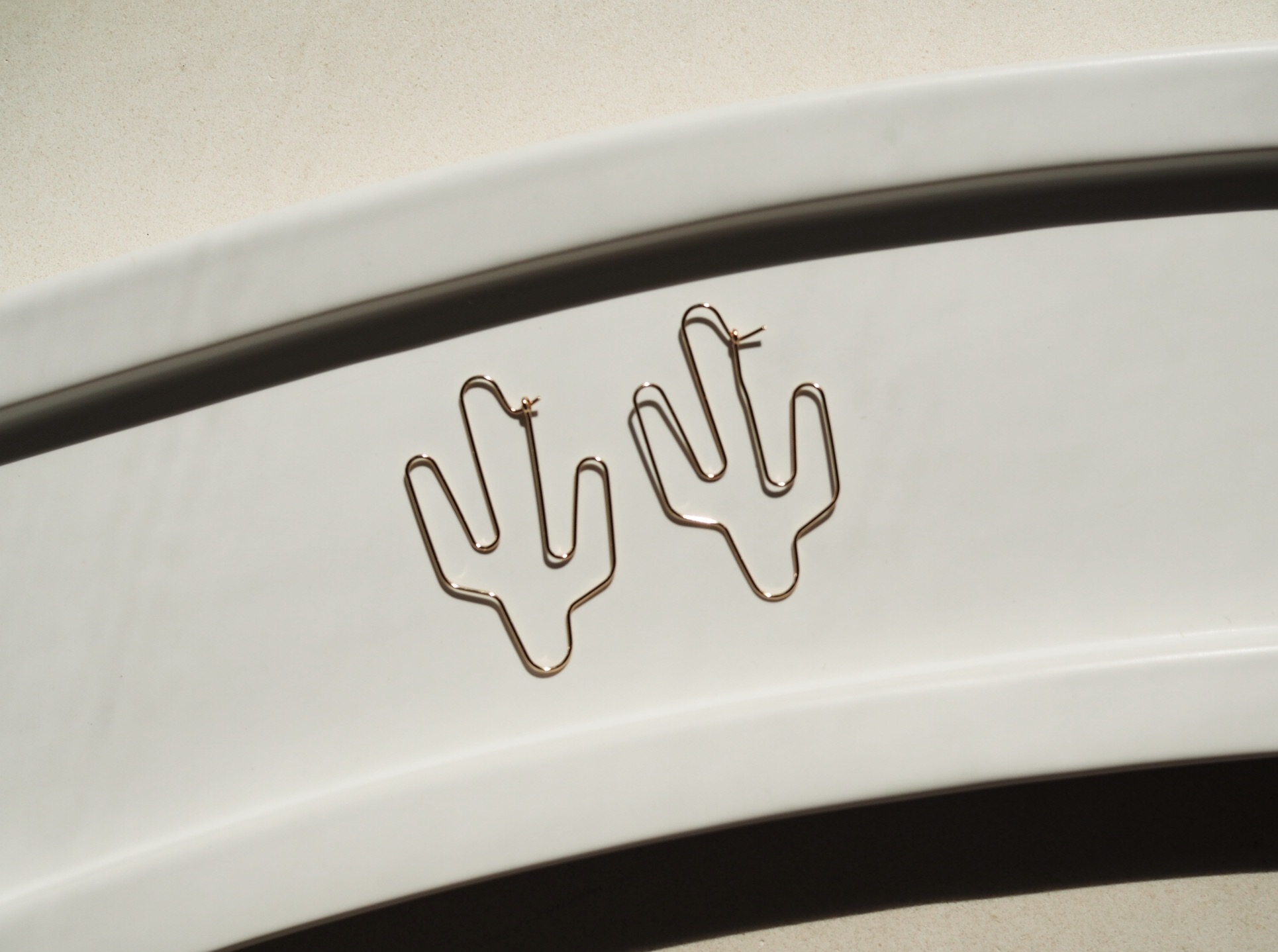 夏日仙人掌耳環