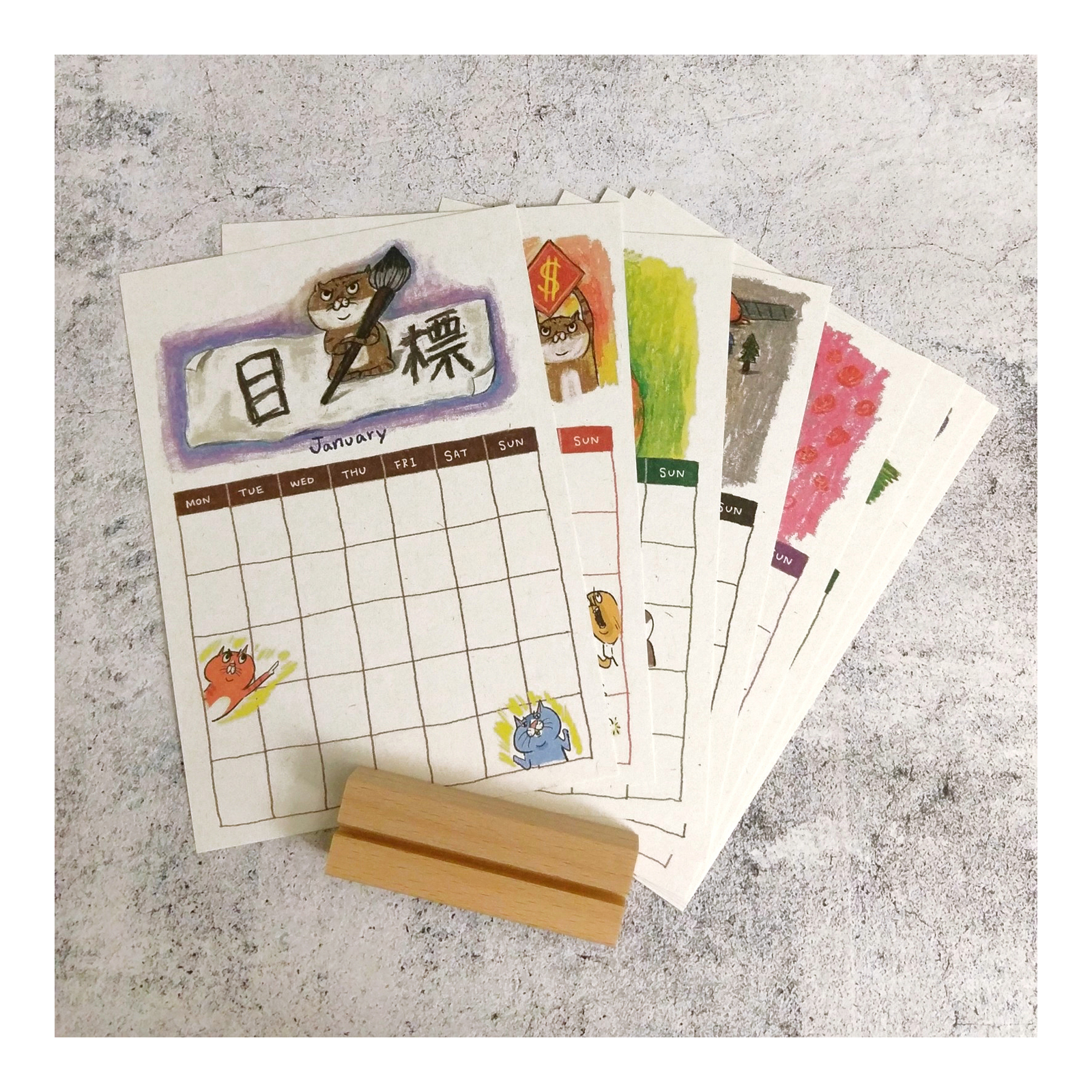 【ehcat貓室友】萬年月曆