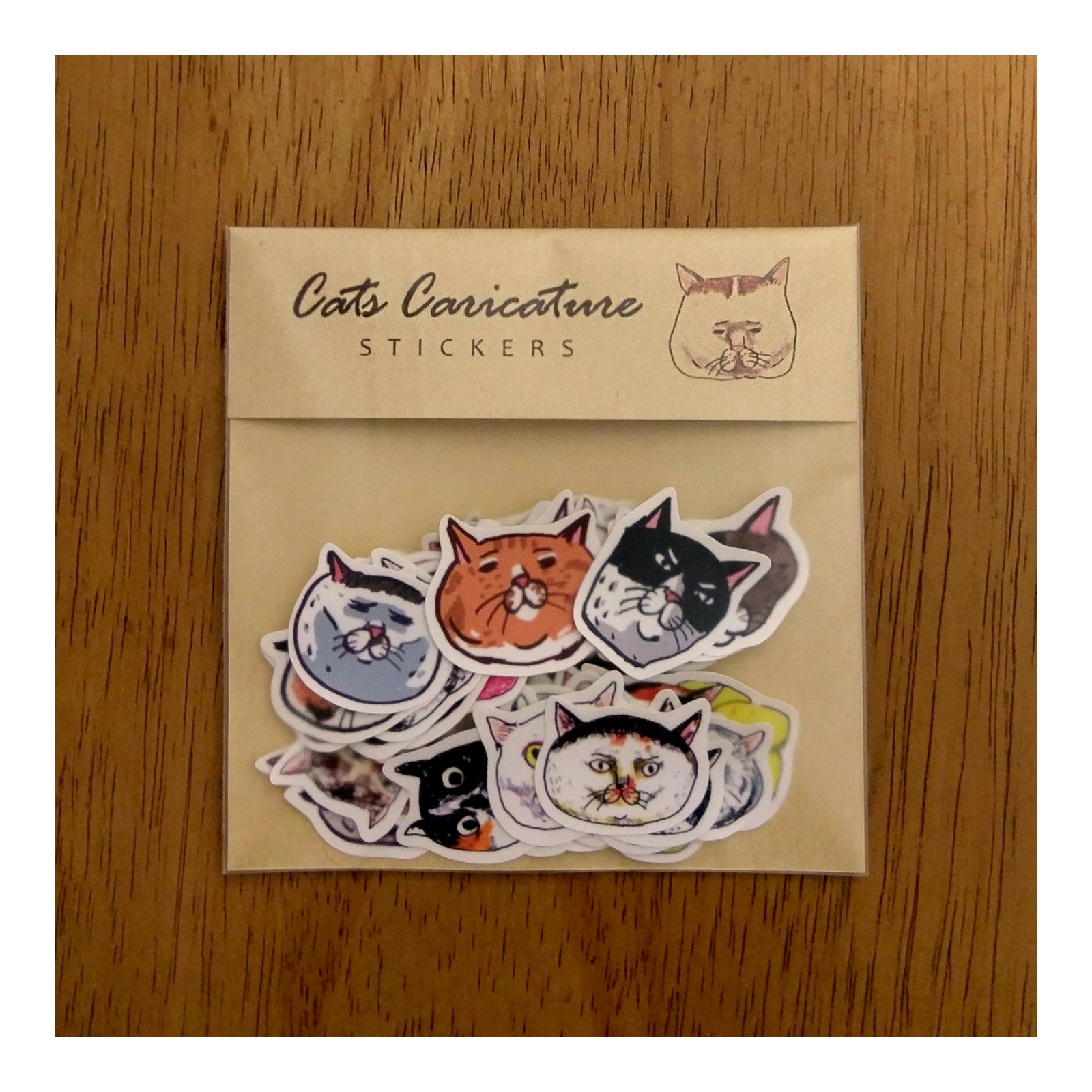 【ehcat貓室友】貓大頭貼紙包