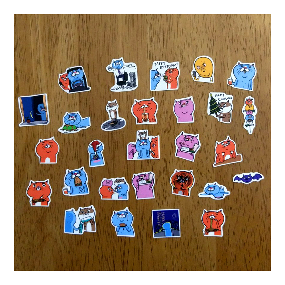 【ehcat貓室友】貓室友日常貼紙包