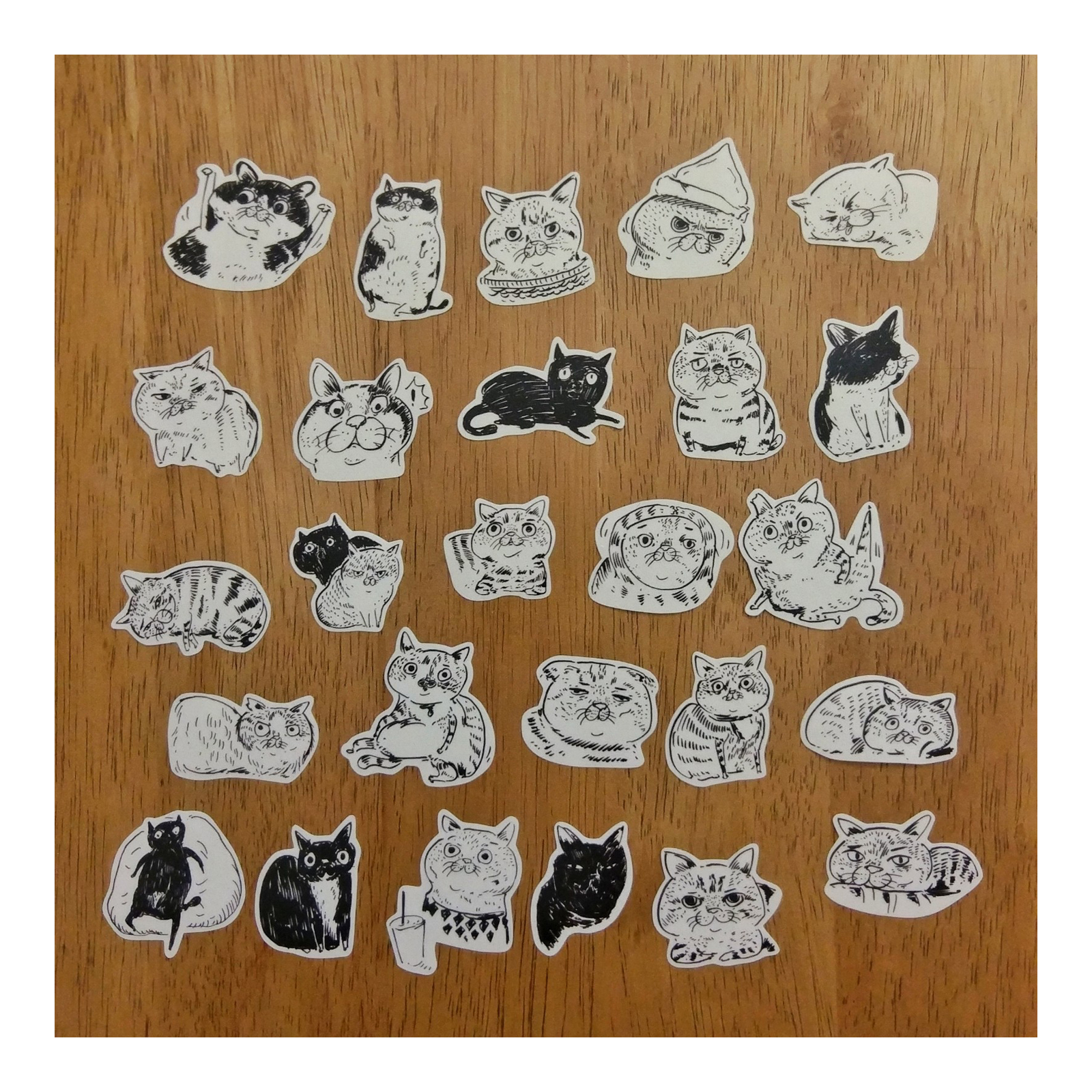 【ehcat貓室友】貓似顏和紙貼紙包-01