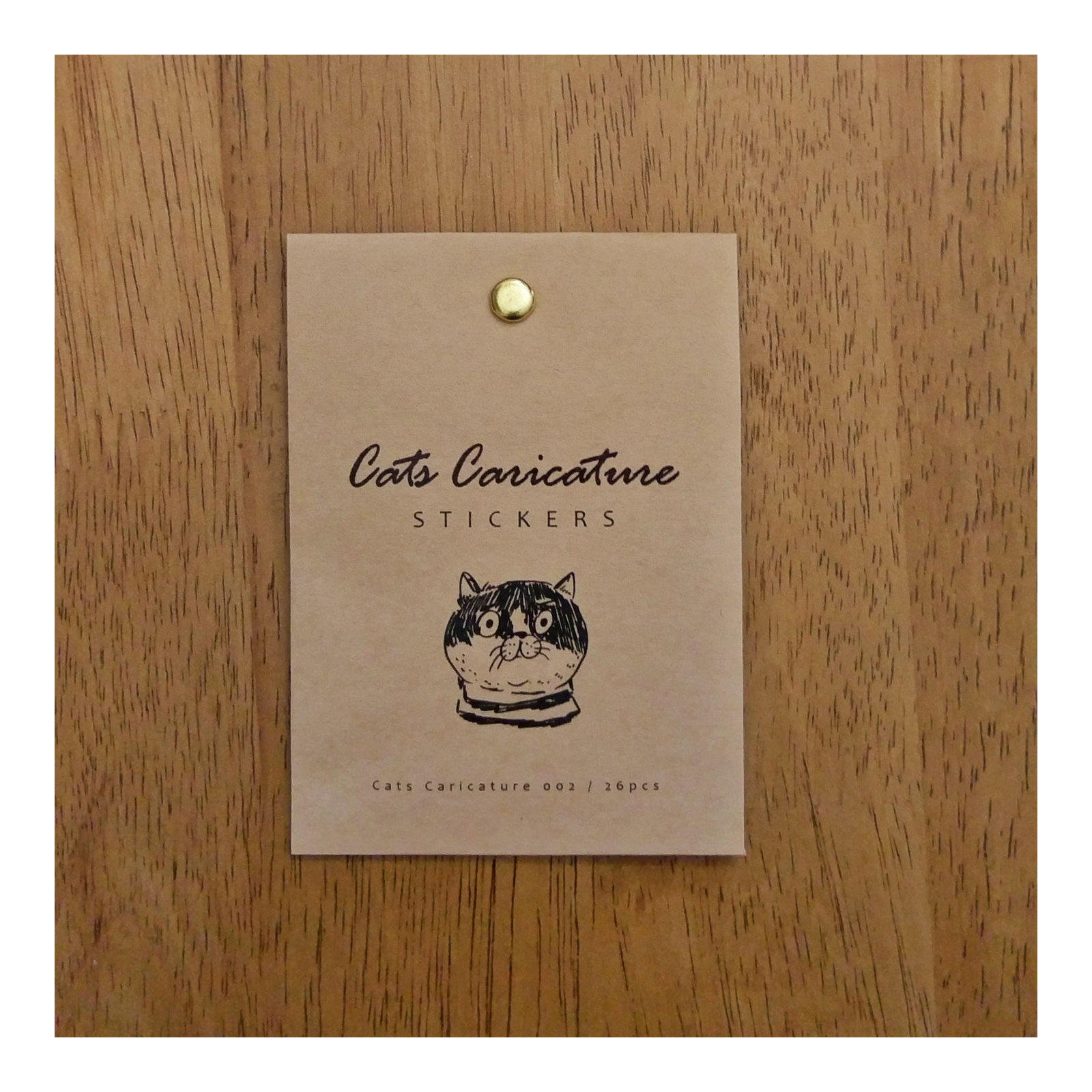 【ehcat貓室友】貓似顏和紙貼紙包-02