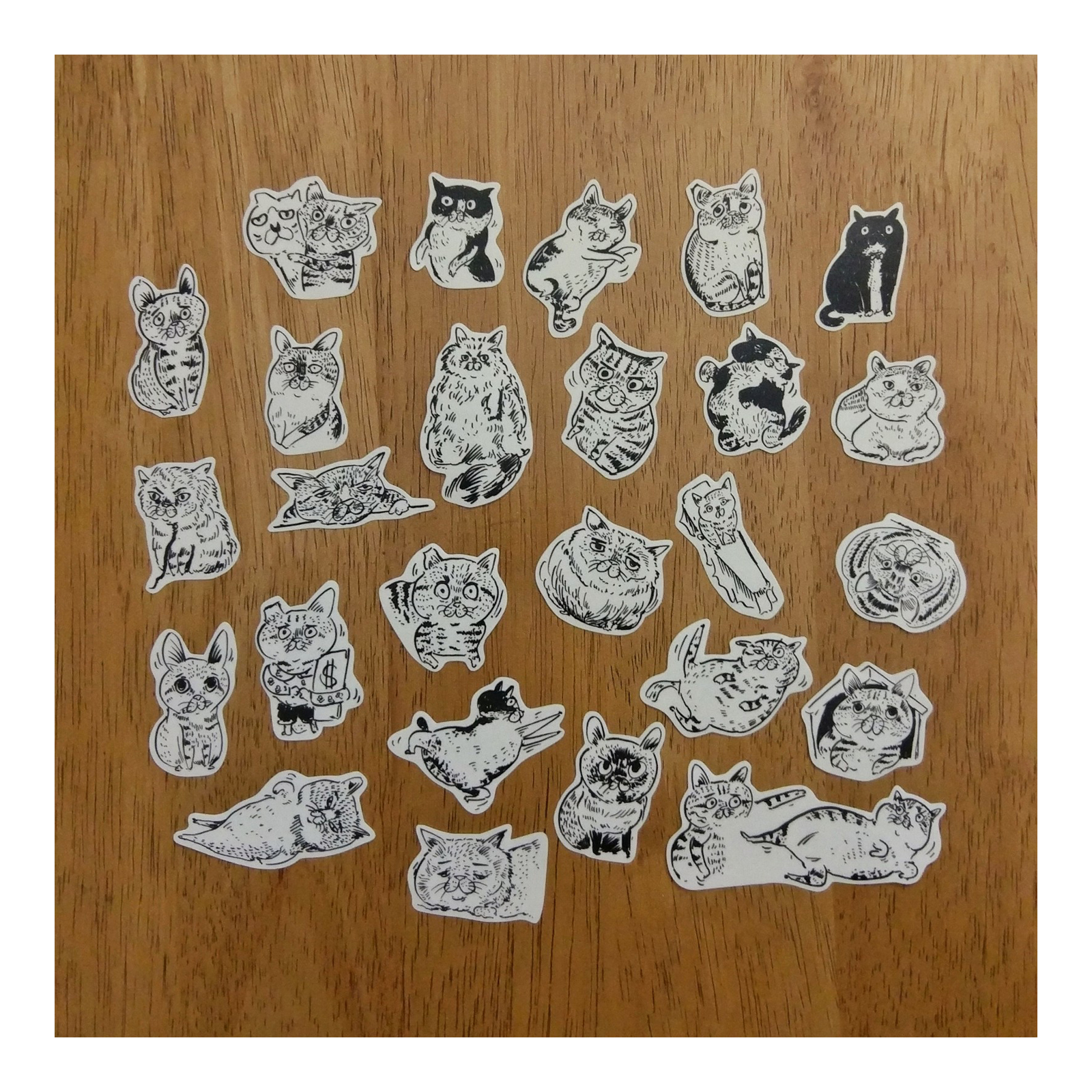 【ehcat貓室友】貓似顏和紙貼紙包-03