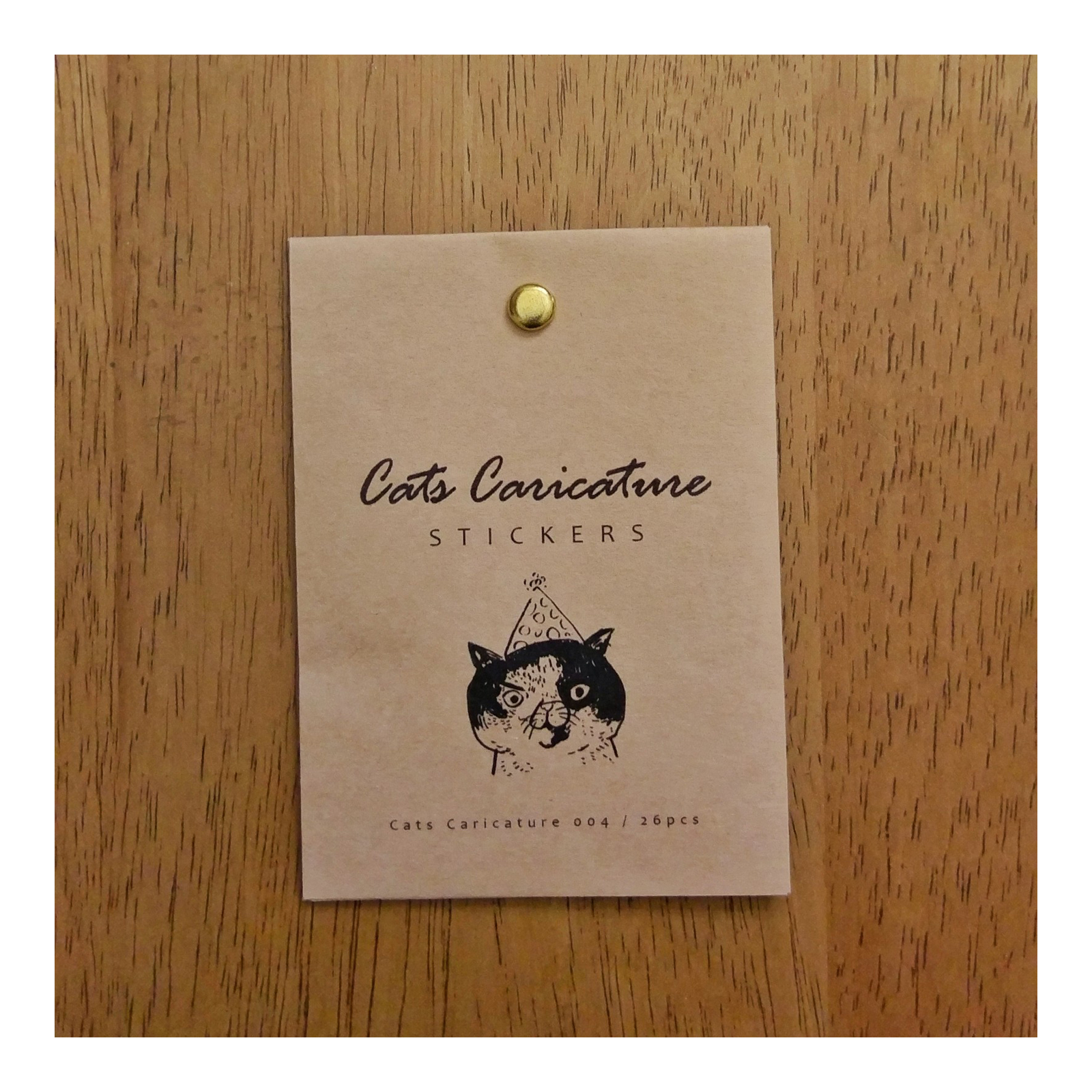 【ehcat貓室友】貓似顏和紙貼紙包-04