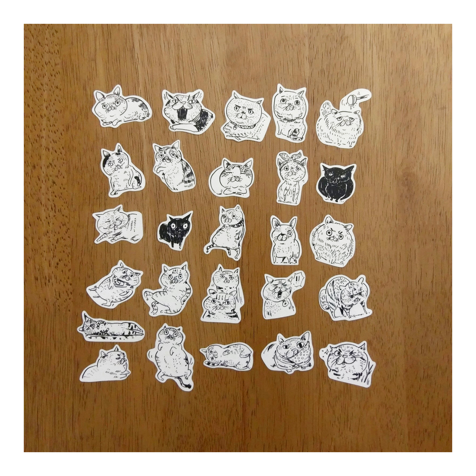 【ehcat貓室友】貓似顏和紙貼紙包-06