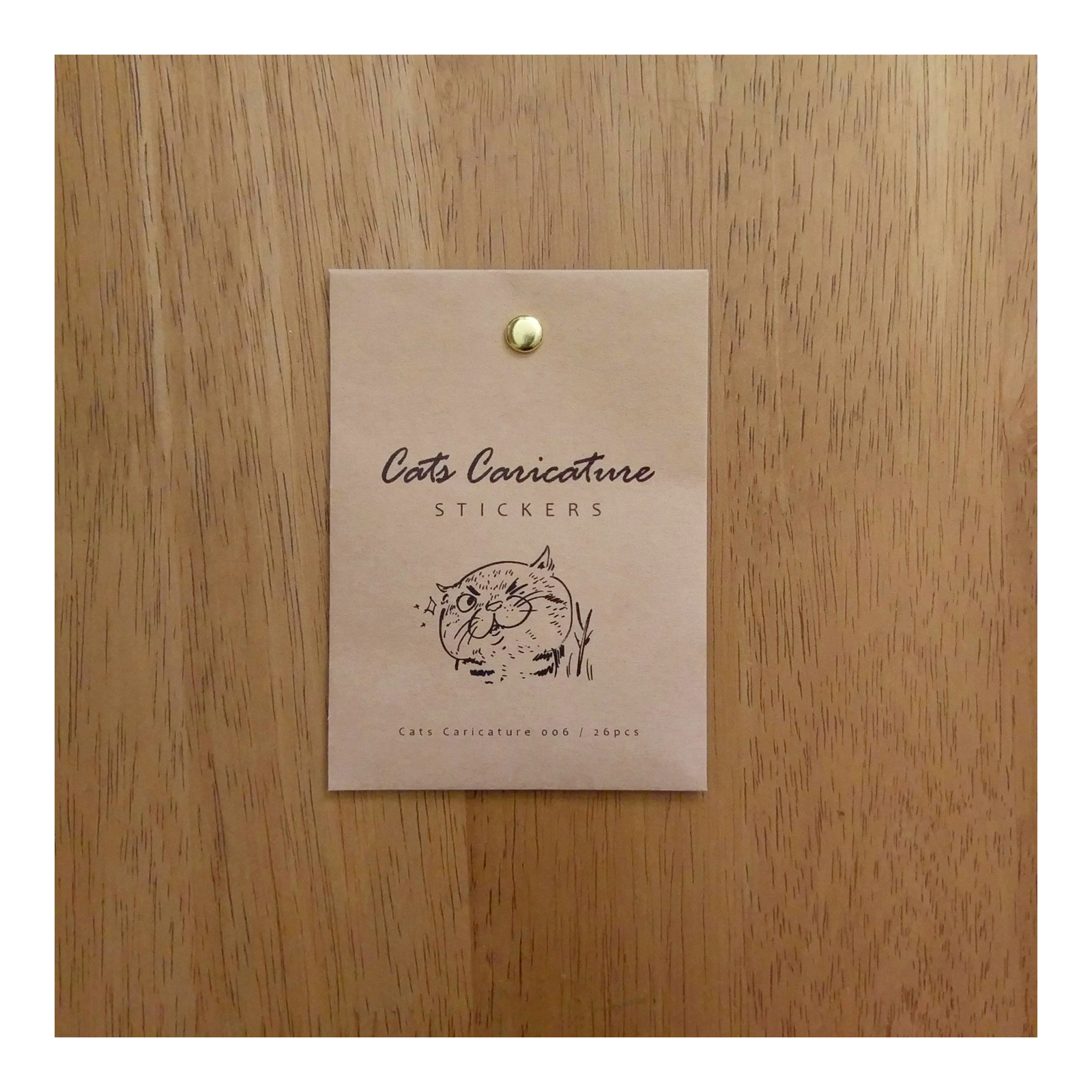 【ehcat貓室友】貓似顏和紙貼紙包-06