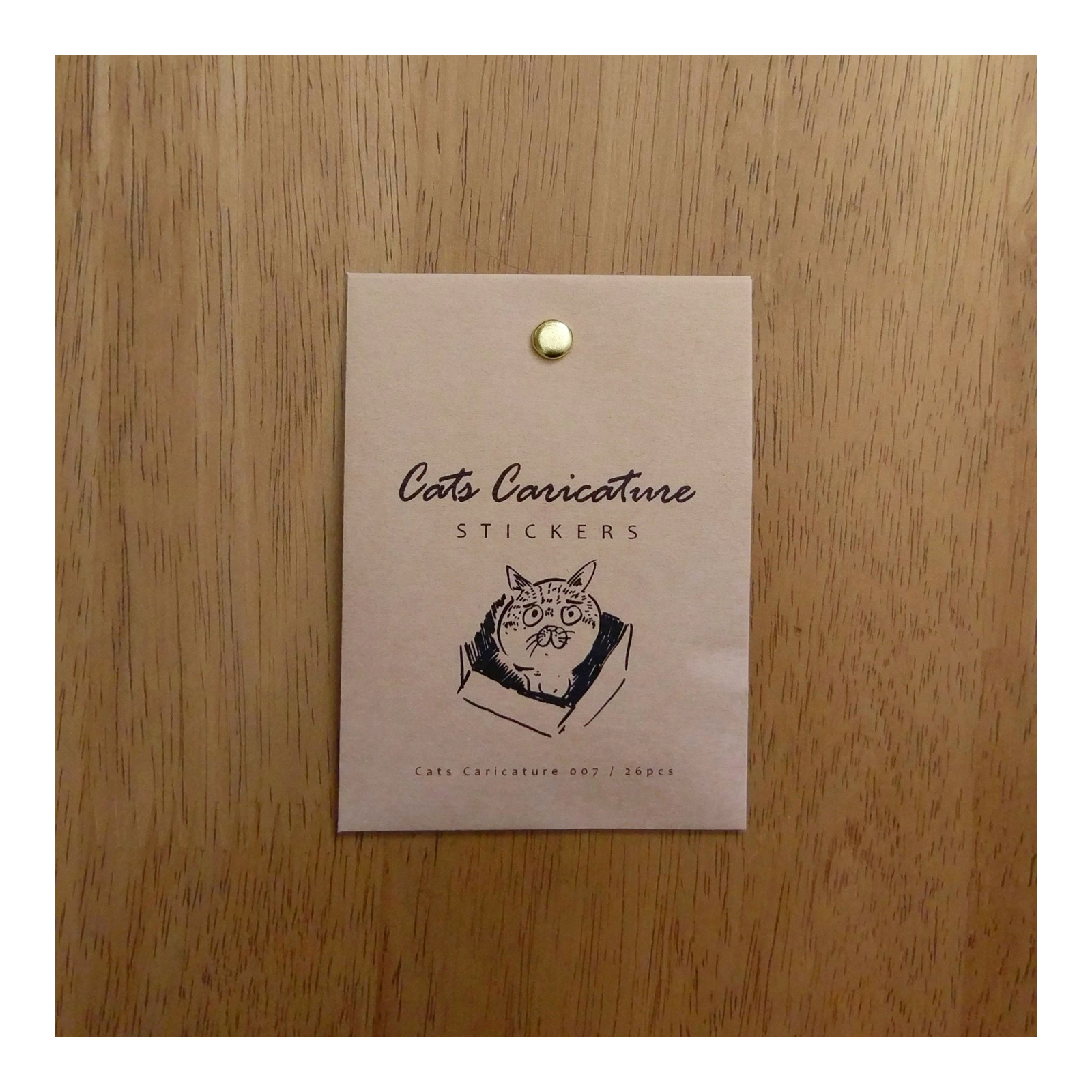 【ehcat貓室友】貓似顏和紙貼紙包-07