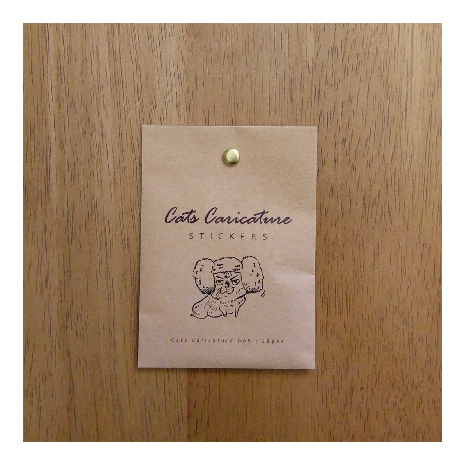 【ehcat貓室友】貓似顏和紙貼紙包-08