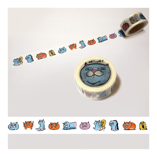 【ehcat貓室友】貓室友日常紙膠帶