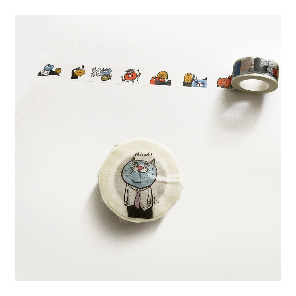 【ehcat貓室友】貓室友上班族紙膠帶