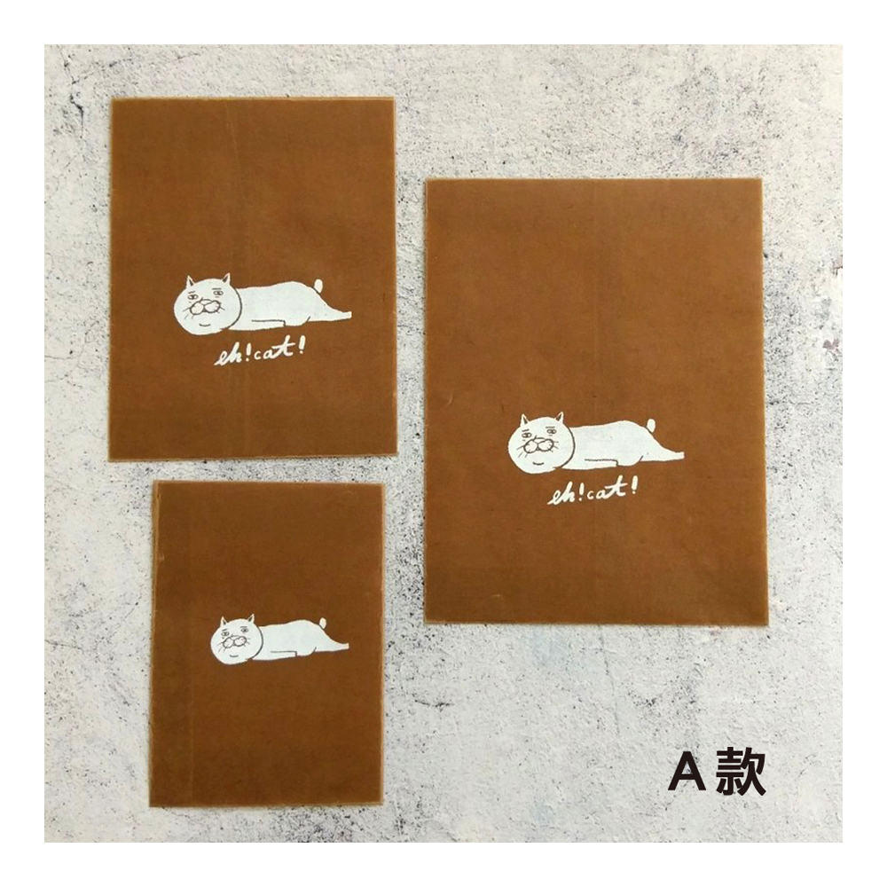 【ehcat貓室友】貓室友手工絹印油蠟紙紙袋