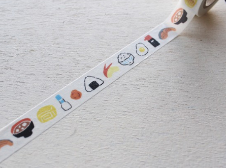 【ehcat貓室友】日本進口 手紙舍 高旗将雄 日式早餐 紙膠帶