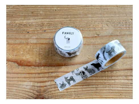 【ehcat貓室友】日本進口 手紙舍 Fumi koike 小池富美 FAMILY 紙膠帶