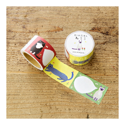 【ehcat貓室友】日本進口 手紙舍 Kei Mogari 茂苅恵 哦！在這裡 紙膠帶