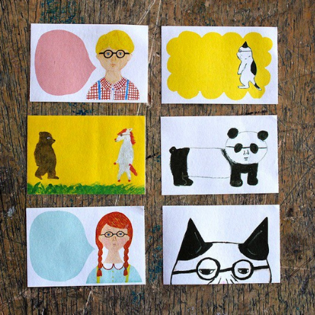 【ehcat貓室友】日本進口 手紙舍 Keiko Shibata Megane-san part1 紙膠帶