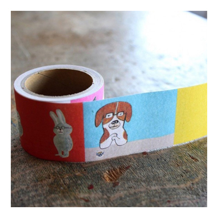 【ehcat貓室友】日本進口 手紙舍 Keiko Shibata Megane-san part2 紙膠帶