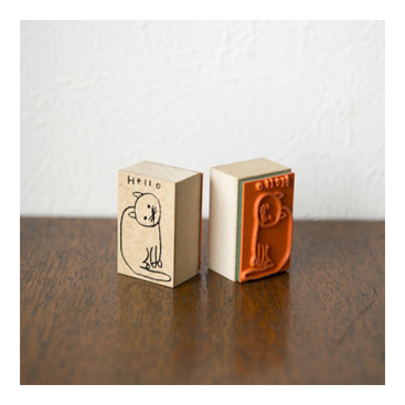 【ehcat貓室友】日本進口 手紙舍 Kei Mogari 茂苅恵 Hello 印章