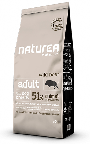Naturea Naturals 全天然鮮肉糧-成犬野豬肉配方 2kg / 12kg [新舊包裝隨機]