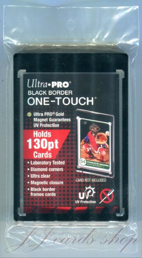 美國原廠 Ultra Pro 抗UV款 - 吸磁式卡夾 / 磁鐵卡夾 尺寸:130pt (黑框版本)