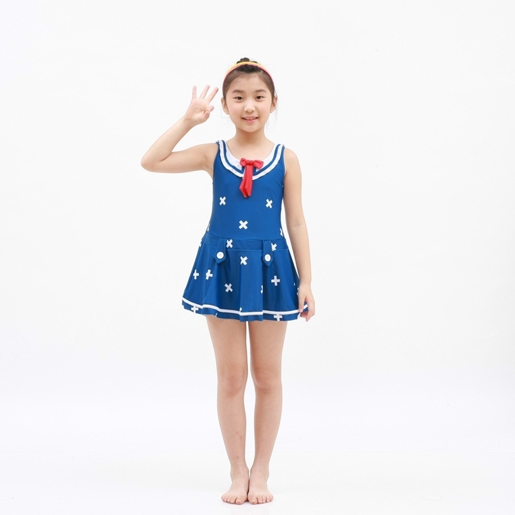MAR-19071WJ 小女兩件式泳裝-Female Sailor
