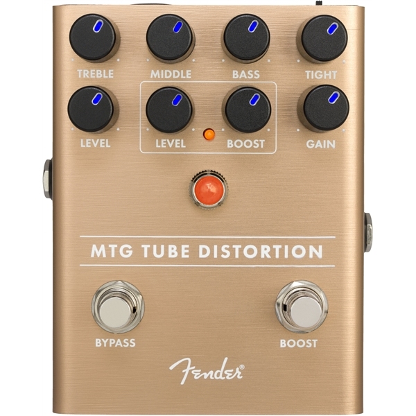 育典樂器│Fender MTG Tube Distortion Pedal 真空管破音效果器