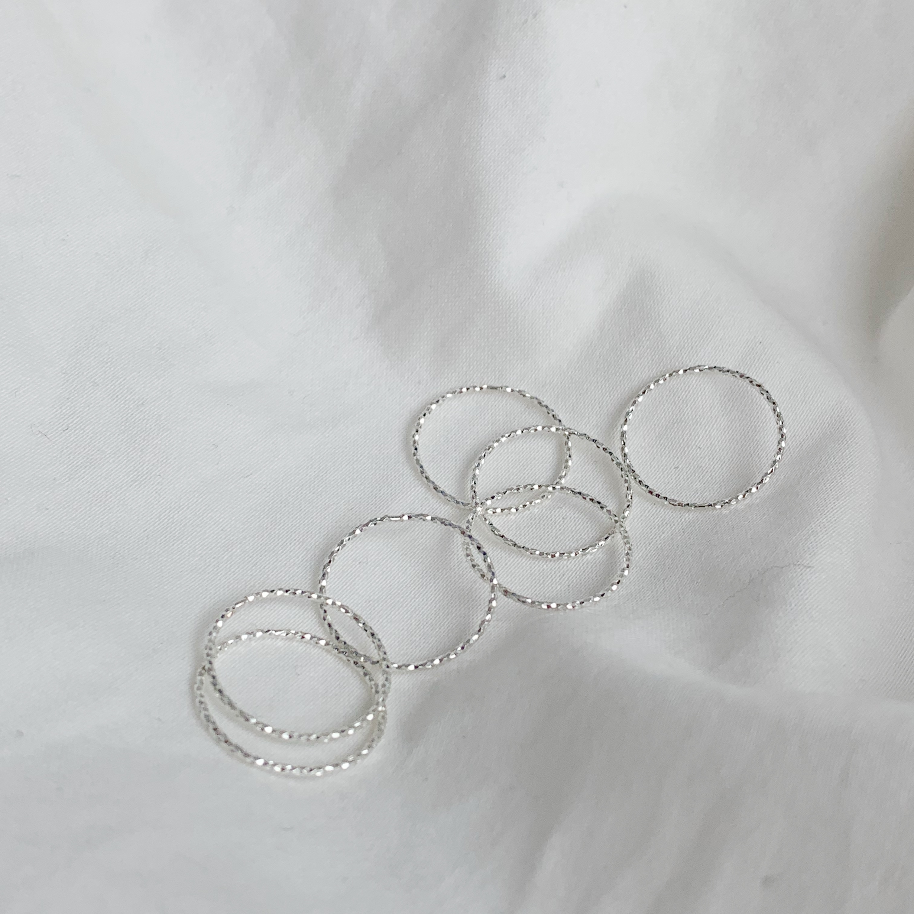 滿天星亮亮線戒-銀