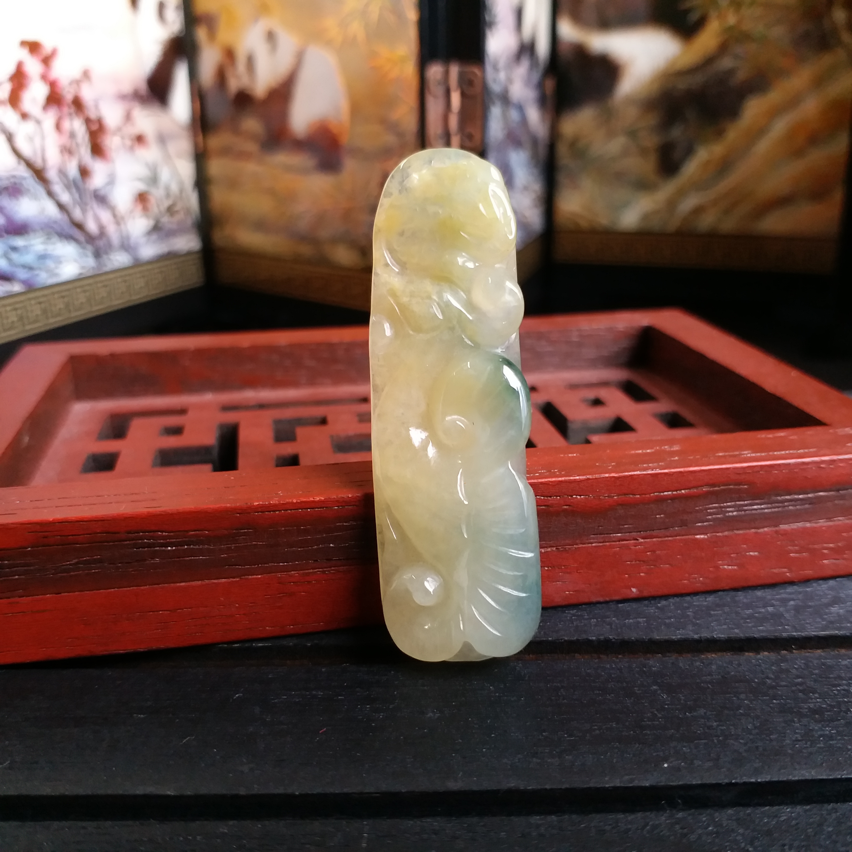 P1411388 冰黃翡翠如意