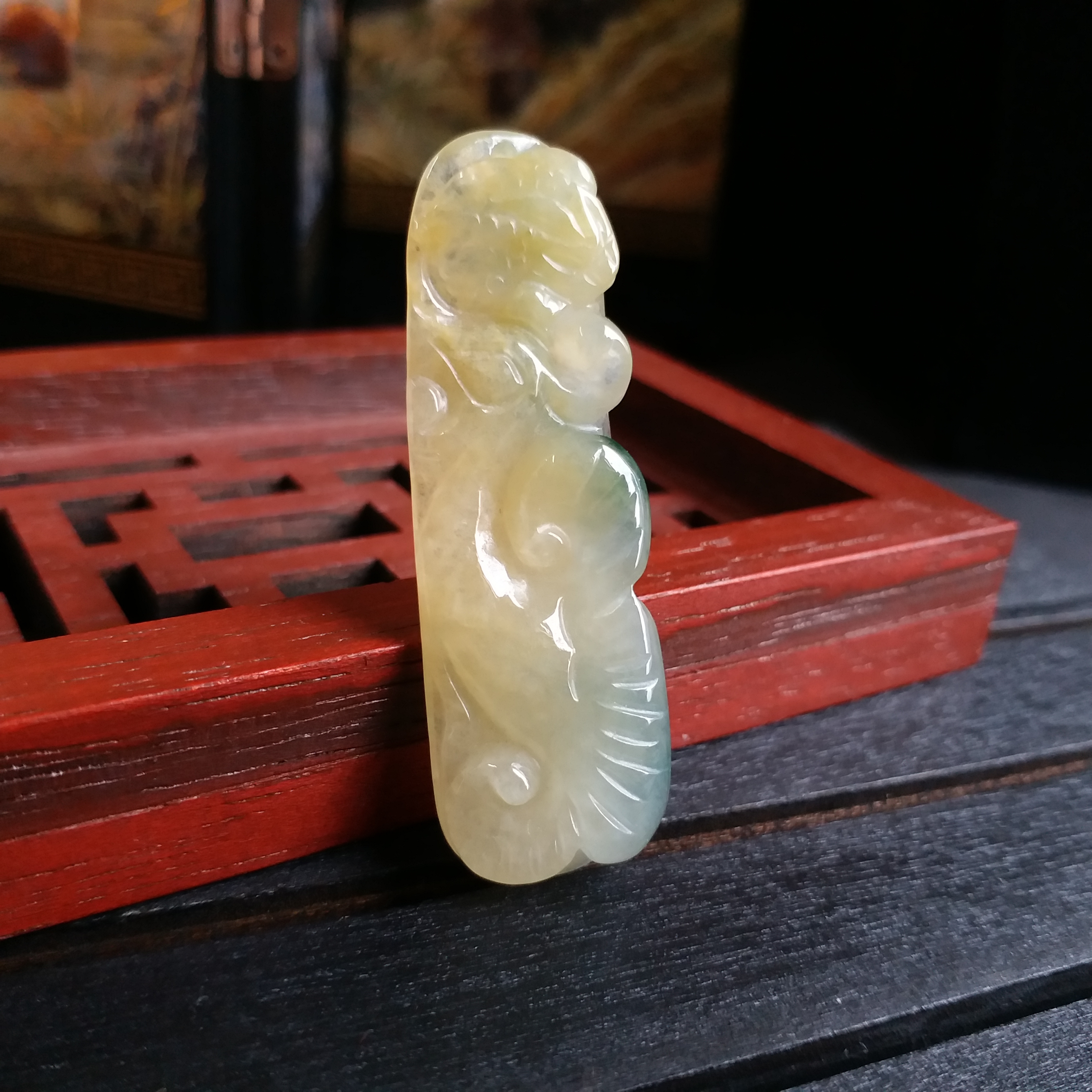 P1411388 冰黃翡翠如意