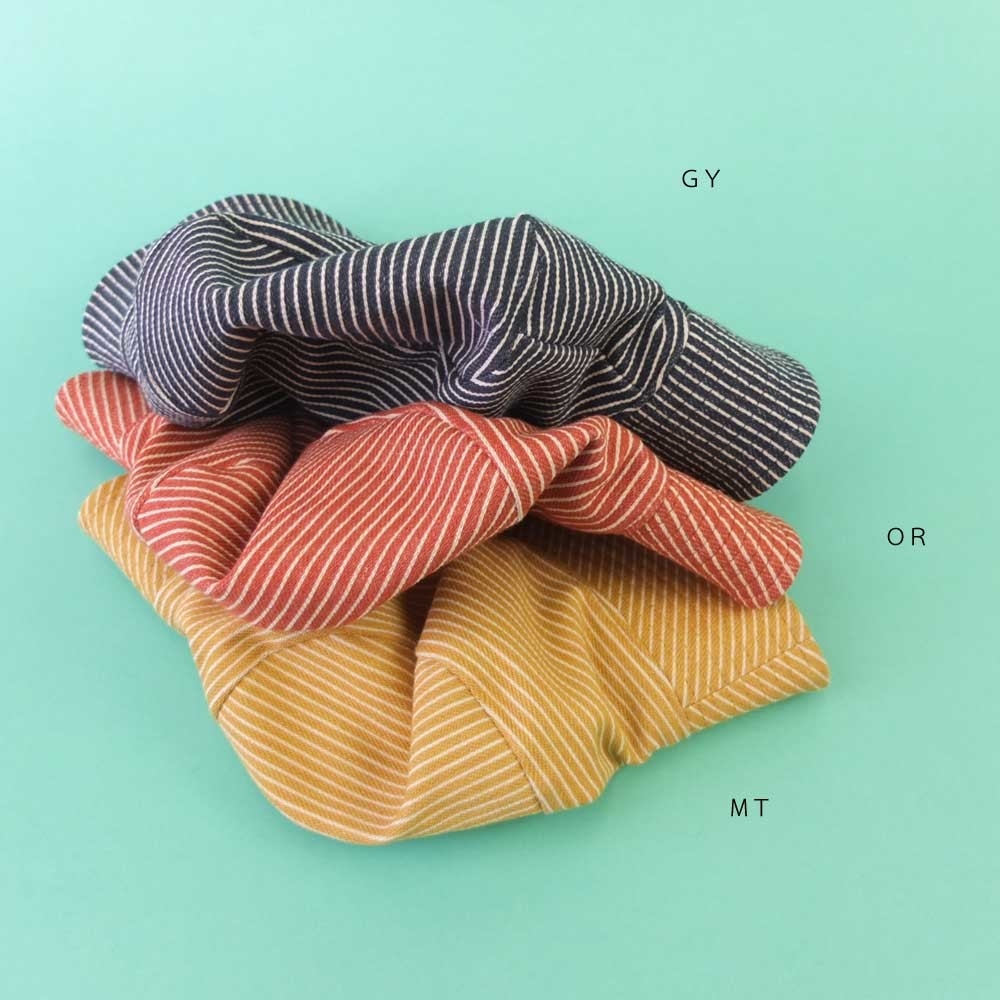 日本 ease 時尚針織細緻條紋款漁夫帽(共三色)