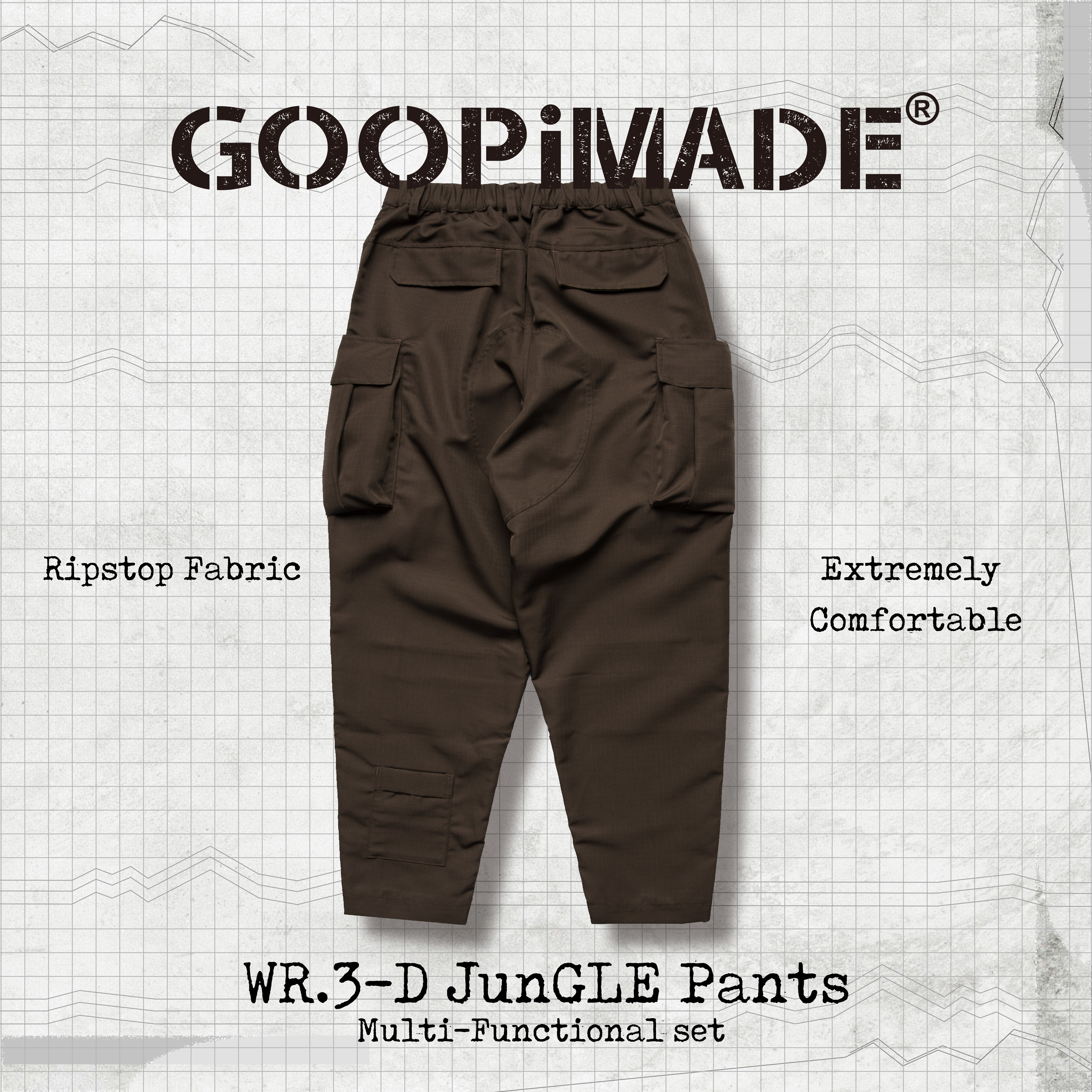 GOOPiMADE® 19 S/S WR.3-D Jungle Pants