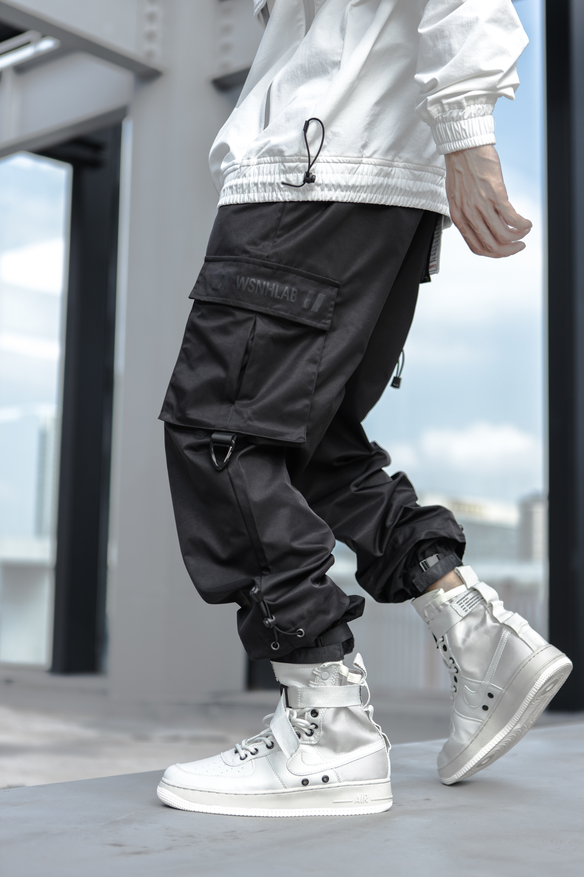 城市機能兩段式束腳褲