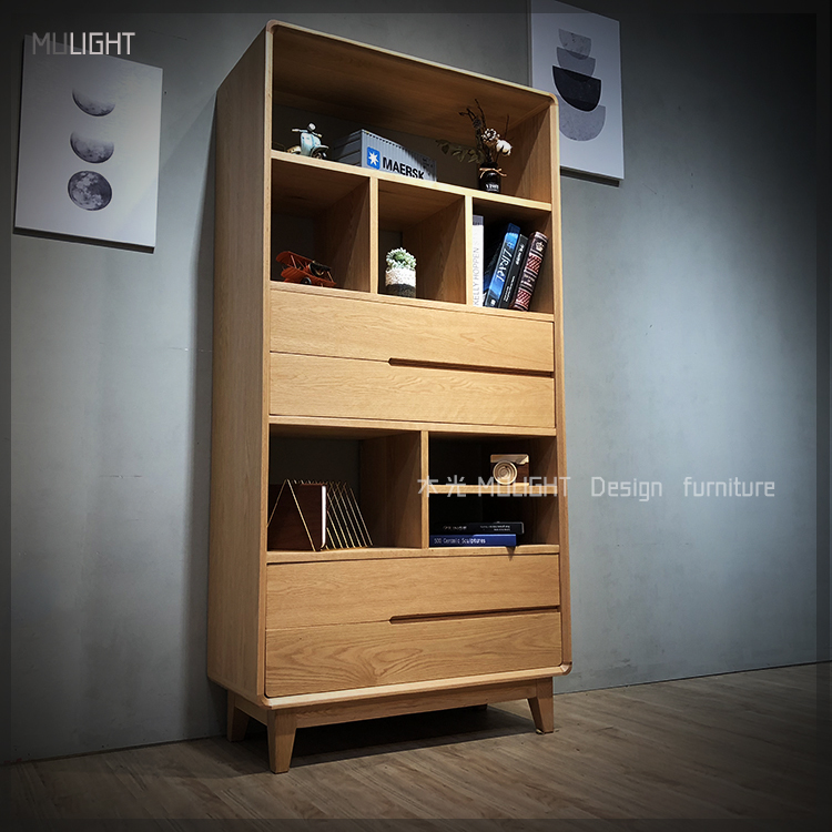 Esther-白橡木北歐置物展示櫃|可訂製